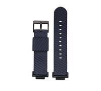WUWMTUTCK Cinturino for orologio in tela di nylon adatto for CASIO DW5600 GWb5600 GWM5610 GM5600 Blu Nero Grigio Rosso Ciano Cachi Cinturino da uomo Adattatore in argento(Black blue-B,GWb5600)
