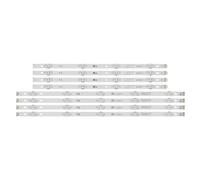 WUWMTUTCK Kit 8 Pezzi Striscia di retroilluminazione a LED Adatta for LG 49UJ630V 49LJ550M 49LJ5500 49LG594V NC490DUE-AAFX1-41CA GAN01-1294A-P1 GAN01-1295A-P1