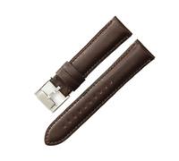 WUWMTUTCK Misura for Fossil Fs4990 Fs4735 Me3099 Me3052 Fs4813 Q Cinturini in pelle inodore serie intelligente 22 24mm(Dark Brown-Steel-K8,22mm)