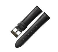 WUWMTUTCK Misura for Fossil Fs4990 Fs4735 Me3099 Me3052 Fs4813 Q Cinturini in pelle inodore serie intelligente 22 24mm(Black-Black-K8,24mm)