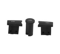 WUWMTUTCK Pulsante volume autoradio 3 pz/set manopola di regolazione del volume audio interruttore di controllo ABS adatto for Mercedes-Benz Classe C 2007-2009 GLK 2008-2012(Matte Black)