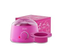 Wuwuvisata - Vasetto per cera da 200 ml, per donne e uomini, scalda cera per depilazione con ciotola in silicone, viola