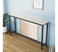 WUXTOKV Copritermosifone, Mensola per Termosifone In Ghisa, Alloggiamento Ventilato Decorativo, Riduce Gli Infortuni Ai Familiari(White,60x75x40CM/24x30x16IN)