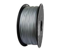 WUXUN3DP Filamento for stampante 3D PETG da 1,75 mm, 1 kg, plastica for sublimazione, marmo traslucido, verde, nero e rosso(Silver)