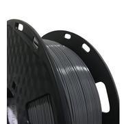 WUXUN3DP Filamento for stampante 3D PETG da 1,75 mm, 1 kg, plastica for sublimazione, marmo traslucido, verde, nero e rosso(Dark grey)