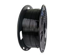 WUXUN3DP Filamento for stampante 3D PETG da 1,75 mm, 1 kg, plastica for sublimazione, marmo traslucido, verde, nero e rosso(Black)