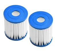 WuYan Filtri a cartuccia Tipo H per Piscina per Intex,per Pompe Filtro 28601/28602,Cartuccia Filtranti per Whirlpool(2 Pezzi)