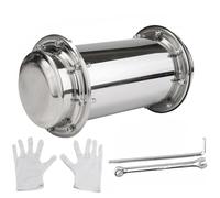 Wuyangcun Capsula del Tempo in Acciaio Inox - Contenitore per Ricordi Matrimoni/Compleanni, 10x26 cm