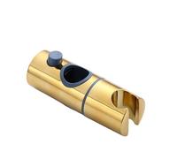 Wuyangcun Supporto regolabile per soffione doccia per saliscendi da 24 mm, in ABS, staffa di montaggio facile da installare, colore: oro