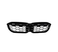 WUYDKEL Griglia paraurti anterio Compatibile con BMW per G20 G21 320i 325i 330i M340i LCI 3 Serie 2022 2023 2024 Auto Rene Anteriore Centro Griglia Diamante Griglia Mesh Griglia Griglia(Black)