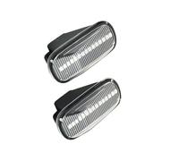 WUYDKEL Indicatore Direzione Auto Compatibile con Accord 34301S5A013 Dynamic Turn Signal Side Repeater Marker Lamp Sequential Lamps Parti di Ricambio(Silver)