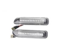 WUYDKEL Indicatore Direzione Auto Compatibile con BMW per Serie 3 E46 Coupé 1999 2000 2001 2002 2003 Indicatore di Direzione Laterale Lampeggiante Sequenziale Luci Lampeggianti Scorrevoli(Clear)