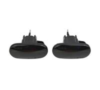 WUYDKEL Indicatore Direzione Auto Compatibile con CRX 1988 1989 1990 1991 1992 1993 1994 1995 1996 1997 1998 1999 2000 2001 33851S2AJ02 2 Pezzi Luce di Segnalazione Laterale dinamica(Black)