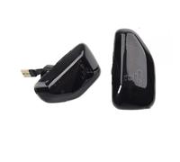 WUYDKEL Indicatore Direzione Auto Compatibile con Dacia per Logan II 2012 2013 2014 2015 2016 2017 2018 2019 2020 261651140R 2 Pezzi Luce di Segnalazione Laterale Dinamica(Black)