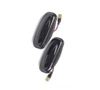 WUYDKEL Indicatore Direzione Auto Compatibile con Fiat per Panda MK2 MK3 2004-2020 2 Pezzi Luce di Segnalazione Laterale Dinamica Lampada Lampeggiante Sequenziale(Black)