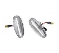 WUYDKEL Indicatore Direzione Auto Compatibile con Mitsubishi per Space for Wagon 1998 1999 2000 2001 2002 2003 2004 Indicatori di Direzione Laterali Dinamici Indicatori Luminosi Sequenziali(Clear)