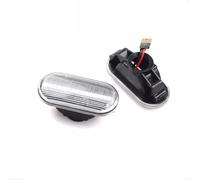 WUYDKEL Indicatore Direzione Auto Compatibile con Nissan per Versa 2004 2005 2006 2007 2008 2009 2010 2011 26160AX000 Specchietto Retrovisore Dinamico Luce di Direzione Sequenziale(Clear)