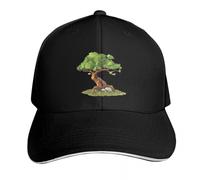 WUYIJGCS Bonsai Classico - Cultura Giapponese e Amante dell'Arte degli Alberi Berretto da Baseball Rugby Hip Hop Cappelli da Donna per Il Sole Essenziale da Uomo per L'Estate
