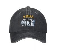 WUYIJGCS Classic Abba, Vintage, Sport Fan Demin cap Outdoor Adventures Cappellino da Uomo Cappellino da Baseball da Donna Essenziale per L'Estate