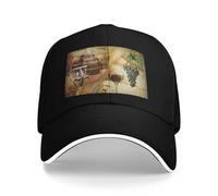 WUYIJGCS Classico Dall'uva al Vino Gita in Spiaggia Cappello Personalizzato Ragazzo Donna Essenziale per L'Estate