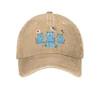 WUYIJGCS Classico Divertente Cacciatori di Demoni Film Derpy Tigre Casual Berretto da Baseball per Coppia Estate Corsa Hippie Trucker Cappello Stampa Snapback cap Essenziale per l'autunno e L'Estate
