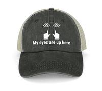 WUYIJGCS Classico I Miei Occhi Sono quassù (Berretto da Baseball Cappello Indossa Cappelli Carini Uomo Donna Essenziale per L'Estate