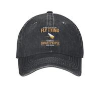 WUYIJGCS Classico Intelligente Persone Pesca A Mosca Umoristico Demin Cappello Trucker Durevole per Tutte Le Stagioni Berretti da Baseball da Uomo da Donna Essenziale per L'Estate