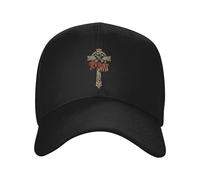 WUYIJGCS Classico Personalizzato Dios Cross Band Heavy Metal Berretto da Baseball Donna Uomo Traspirante Cappello da papà Sport Essenziale per L'Estate