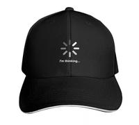 WUYIJGCS Classico STO pensando, pensieri Caricamento Baseball cap Anime |-F-| Cappello da Camionista Cappello da Sole per Bambini Cappellini da Donna Essenziale da Uomo per L'Estate