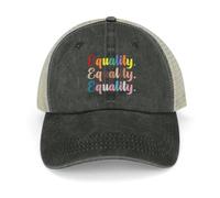 WUYIJGCS Classico Uguaglianza Berretto da Baseball Cappellino Personalizzato Snapback per Le Donne Uomo Essenziale per L'Estate