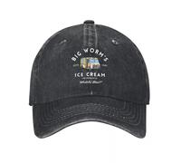 WUYIJGCS Gelato Classico di Big Worm, Whachu Want Logo Demin cap Cappello da Donna Leggero Berretto da Baseball per Uomo Essenziale per L'Estate