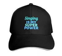 WUYIJGCS Il Canto Classico è Il Mio Berretto da Baseball Super Potente Cappelli Divertenti Berretto da Pesca da Spiaggia Cappello da Uomo di Grandi Dimensioni da Uomo Essenziale per L'Estate