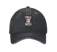 WUYIJGCS Jingle Classico Le Mie Palle Divertente Giorno di Natale Berretto da Baseball di Babbo Natale Cappello da Uomo di Lusso Cappello Anime Cappellini da Uomo Essenziali da Donna per L'Estate