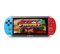 WUYJTIF X12 Plus 7 "Console per videogiochi integrata in 10000 giochi 16 GB palmare doppio joystick controller di gioco Spupport uscita AV scheda TF