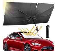 WUYJUN Parasole Auto Ombrello per Clio 4 2012 2013-2019, Anti-UV, Pieghevole Parasole per Auto Parabrezza, Parasole E Isolamento Termico