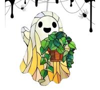 Wuyooprt Acchiappasole di Halloween, ornamenti per albero di Halloween, grazioso ciondolo 2D spettrale per finestre, interni ed esterni, cortile, decorazione per casa e cucina