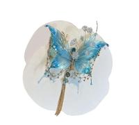 Wuyooprt Fermagli per Capelli Floreali | Fermaglio Per Capelli Orientale Con Brillantini - Fiocco Lucido in Seta Rosa Copricapo Fatato per Ragazze Danza Sposa Spiaggia Vacanza Cosplay Matrimonio