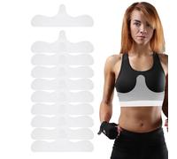 Wuyooprt Foderi In Cotone Per Reggiseno, Confezione da 10 Dischi in Cotone per Scollatura, Parasudore Morbidi per Palestra, Fitness, Commuting e Attività Quotidiane Pilates