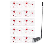Wuyooprt Nastro Per Le Mazze Da Golf - 10 Fogli con Guide per il Colpo - Accessorio Per L'Allenamento Del Golf Di Precisione - Per Donne, Adolescenti, Sport Indoor E Outdoor