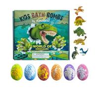 Wuyooprt Pallina da bagno per i bambini - 6 Pezzi Colorato Divertente di Dinosauro con Giocattoli Dentro,Gioco da Bagno per Bambini | Per Maschi Femmine Vasca in Famiglia Giardino Piscina Gioco in