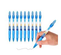 Wuyooprt Penne a,Penne a proiettile | Penna a proiettile retrattile, per scrittura lisce da 10 pezzi, penna a da,05 mm per scrivere, prendere appunti, firmare, scuola