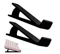 Wuyooprt Supporto per Tastiera,2 Pezzi Ergonomico Antiscivolo Portatile - Rialzo Inclinabile per Tastiera da Ufficio | per Studenti Ufficio Gaming Casa Laptop Telefono