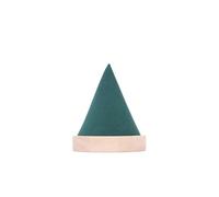 WUYXTO 2 pezzi di espositore for bracciale con cono in legno, anello, braccialetto, cavigliera, collana a catena, portaoggetti for gioielli Per Bracciali Collane(Green)