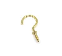 WUYXTO 60 pezzi di cornice for foto dorata, lampada, mobile, tenda, rete metallica, bullone ad occhiello, vite a gancio, a tazza C Per Appendere(Length 45mm)