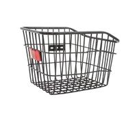 WUYXTO Cesto Portapacchi Cestino for Bici Posteriore in Ferro con riflettore for Bici Donna Uomo Adulto Cestino for Bicicletta Cestino for Ciclismo for Bici Pieghevoli da Esterno per Bici Classica