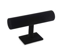 WUYXTO Supporto for espositore for gioielli da 2 pezzi, organizzatore for bracciale, orologio, barra a T, for Per Bracciali Collane(Black)