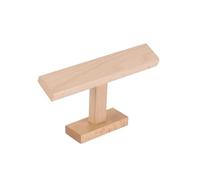 WUYXTO Supporto rigido for espositore for gioielli con catena for bracciale a T in legno da 2 pezzi Per Bracciali Collane(Zelkova large size)