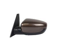 WuYyyyy Cornice for specchietto retrovisore,per Kia Carens 2013 2014 2015 2016 2017 2018 Specchietto retrovisore dell'auto Accessori per Lo Styling dell'auto.,A-Brown-Left-7 Wire