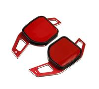 WuYyyyy Paletta Cambio Volante per Audi A1 S1/A3 S3 RS3/A4 S4 RS4/A5 S5/A6 S6/A7 S7/A8 S8 R8/Q3 SQ3/Q5 Auto Volante del Cambio Paddle Shifter Estensione Estensioni Leve.,C-Red