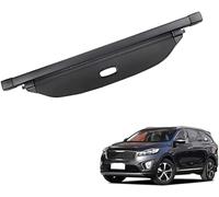 WuYyyyy Tronco Cargo Copertura per Kia Sorento 2015 2016 2017 2018 Vassoio Scudo di Sicurezza Tenda Partizione Privacy Accessori Ripiano Portapacchi Posteriore Retrattile.,B-Black